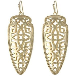 Kendra Scott Sadie Gold Spear Earrings!!